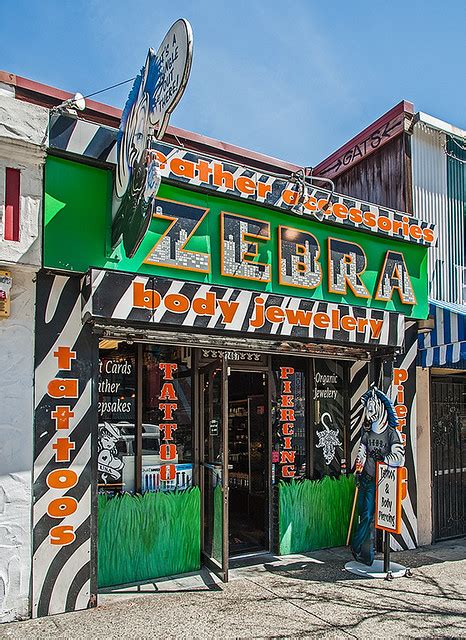 Zebra Tattoo & Body Piercing on Telegraph Avenue - Berkele… | Flickr