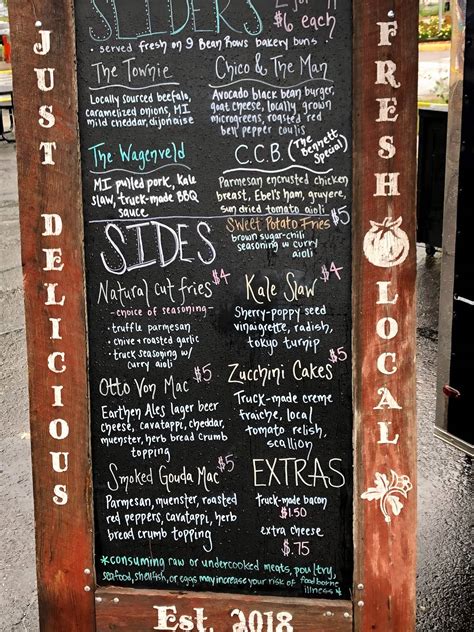 Menu at Archie's Social House restaurant, Traverse City, 237 Lake Ave # 200