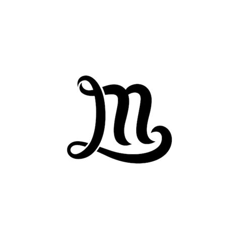 Lm ml letters abstract logo monogram | Premium Vector