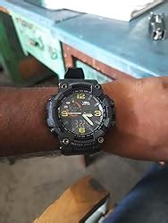 V2A Resin Military Green Analog Digital Sport Watches For Men And Boys ...