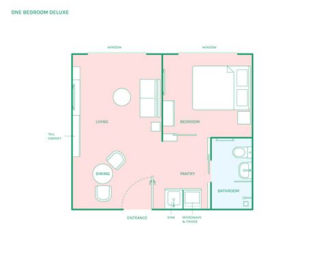 One Bedroom Deluxe | Komune Living & Wellness