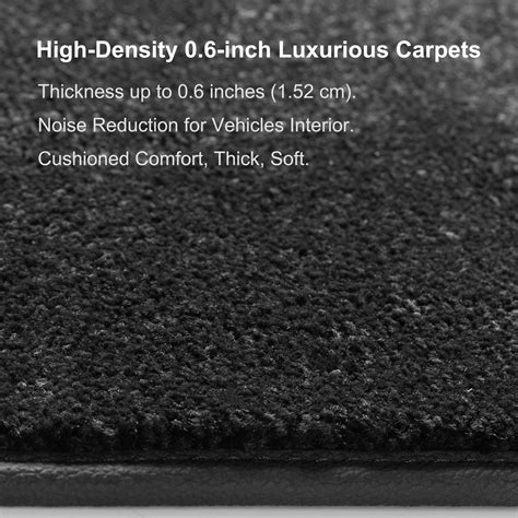 Carpet Floor Mats for 2017-2026 Tesla Model 3 (Highland), 0.6-Inch Ult ...
