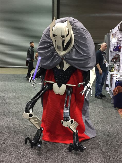 General Grievous cosplayer, from "Star Wars: Revenge of the Sith" (2005 ...