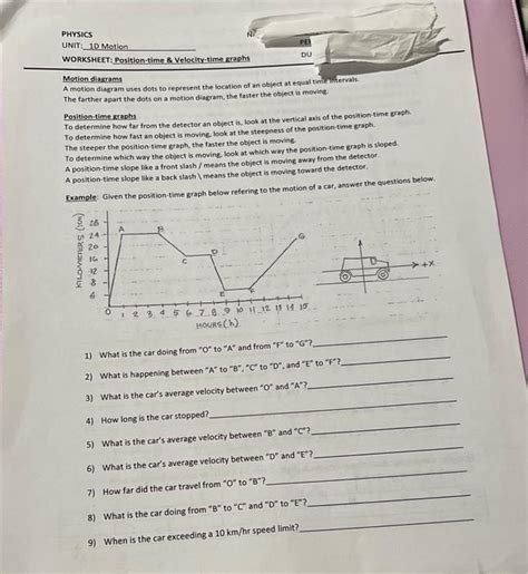 Motion Worksheet 的图像结果