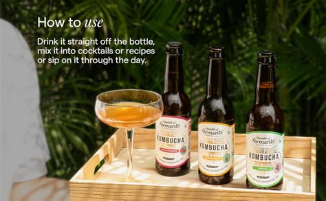 The Good Bug Kombucha |Fermented Tea | 1 Bn. CFU Live Cultures | Gut ...