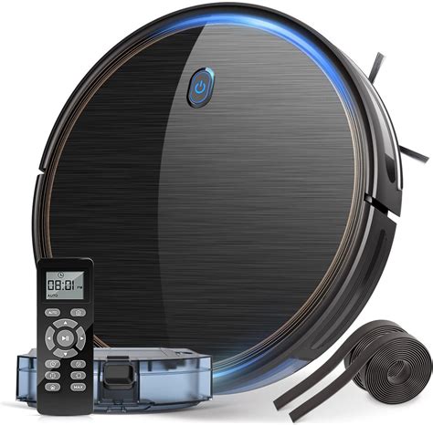 Buy Robot Vacuum, 2100Pa Upgrade Robotic Vacuum Cleaner with Gyroscope ...