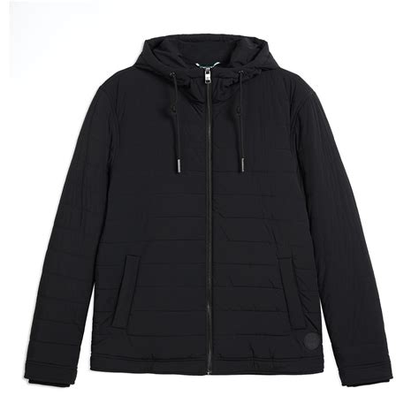Buy Men Solid Black Winter Jacket Online - 815513 | The Collective