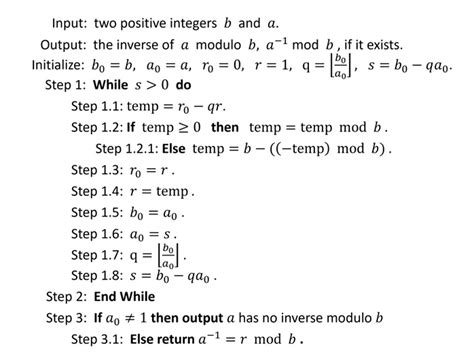 Image result for How to Find Multiplicative Inverse Modulo