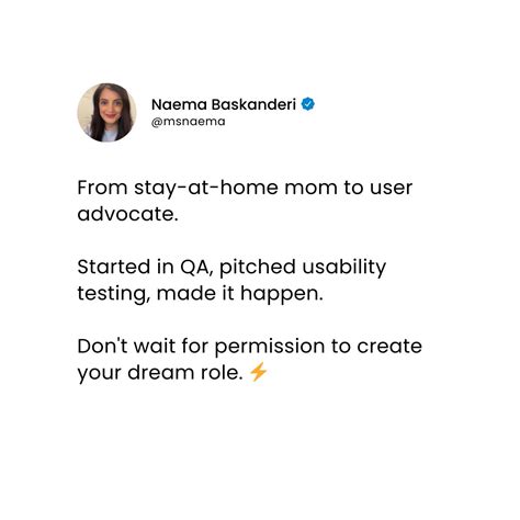 I grew up following life's "preset path." Raise a family first, career ...