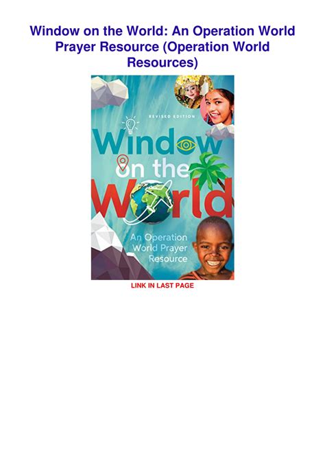 PPT - DOWNLOAD/PDF Window on the World: An Operation World Prayer ...