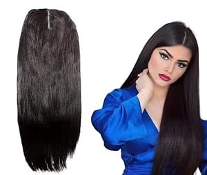 Baal Synthetic Hair Topper Closure Extension for Women | Silk Base ...