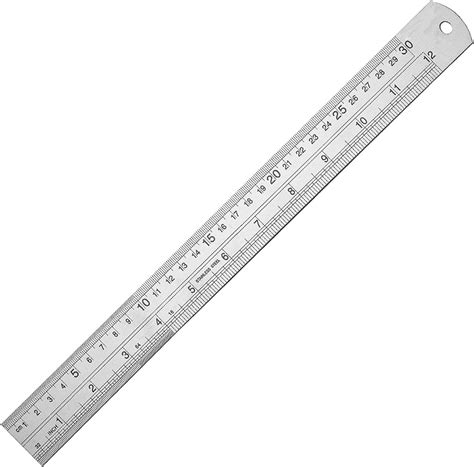 Amazon.com: 12 inch Metal Ruler, Metric Ruler, Stainless Steel Ruler ...
