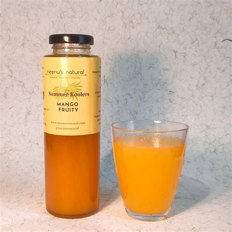 Homemade Mango Fruity - Concentrate | 100% Natural Mango Drink ...