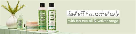 Tea Tree Oil & Vetiver Products Online | LoveBeautyAndPlanet – Love ...