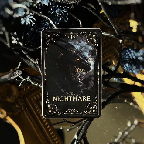 One Dark Window the Nightmare Decorative Tarot Card Vinyl Sticker ...