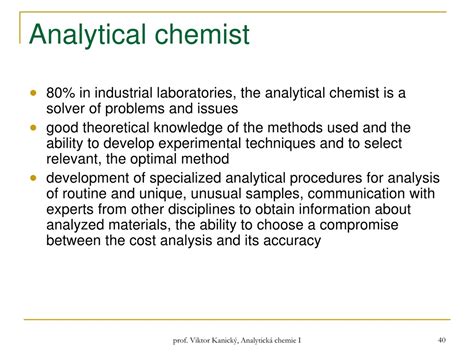 Analytical Chemist Does Every Good Analytical Chemist Need To Be A Statistician? - activeyears