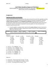 Image result for Biotic Sampling Methods Worksheet