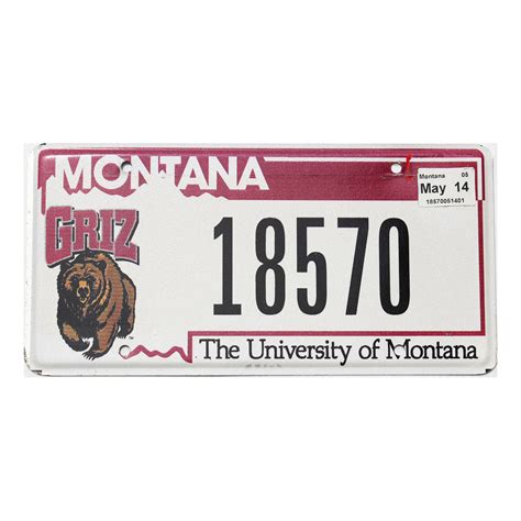 2014 University Of Montana #18570 | ShopLicensePlates