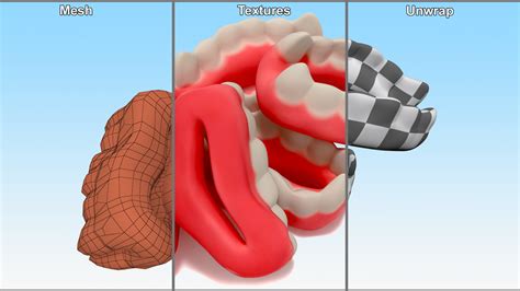 Double Teeth Gummy Candies Batch 3D | 3D Molier International