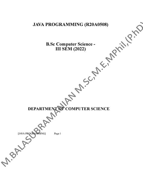 Image result for R Examples of Documentation in Computer Science Using Java Programming