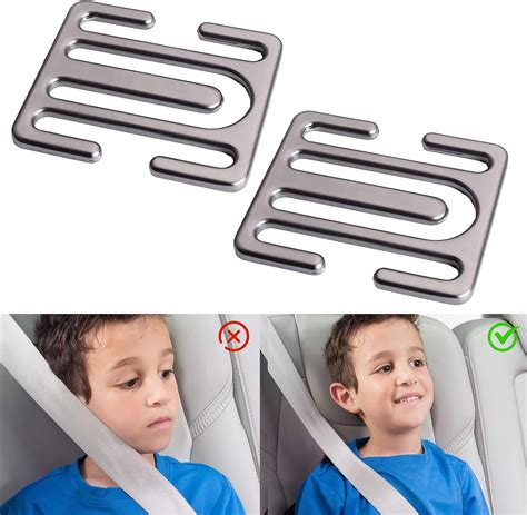 Seat Belt Adjuster Car Seat Belt Clips Adjuster Seatbelt Metal Seat Belt Lock Clip Shoulder ...