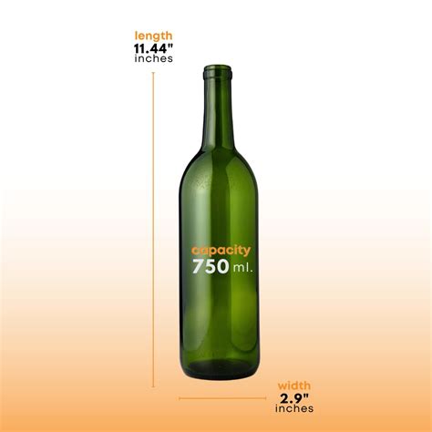Dimensions Of 750ml Bottle