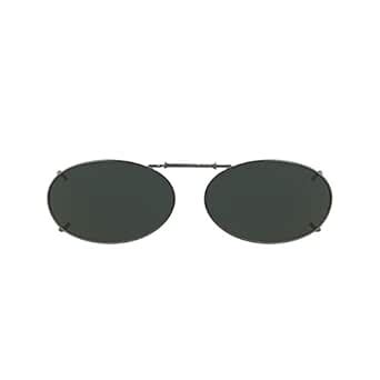 Buy Solar Shield 51 oval 2 Full Frame Polarized Clip On Sunglasses at ...