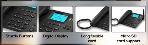 FOR Dual SIM F1+ GSM Model 1 Fixed Wireless Phone Corded & Cordless ...