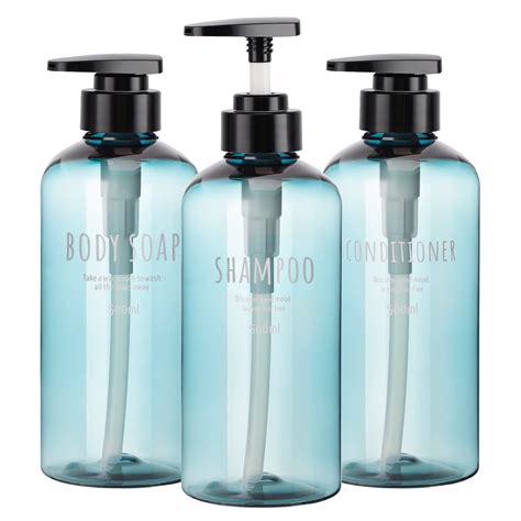 Buy Segbeauty Shampoo Bottles with Pump, 16oz Empty Refillable Shower ...