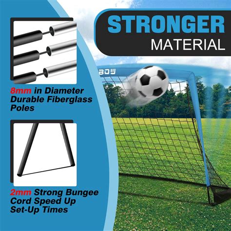 Snapklik.com : RUNBOW 5x3 Ft Portable Kids Soccer Goal For Backyard ...