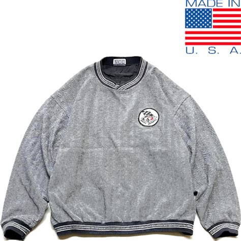 1点物 USA製ビンテージ90sプルオーバーゴルフジャケット古着メンズLレディースOKアメカジ90sストリートブランド/アウトドアアウター ...
