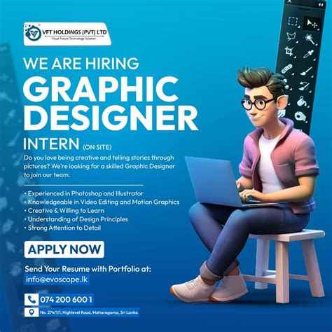 Internship - Graphic Designer - Jobseeker.lk
