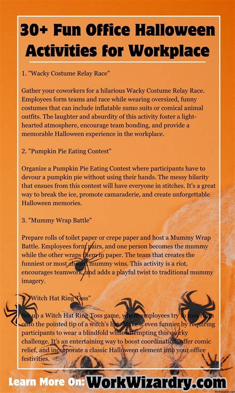 70+ Office Halloween Activities For The Workplace (Virtual, party, or ...