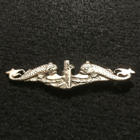 USN - US Navy Submarine Warfare Enlisted Badge - LGB Sterling | #3936198918