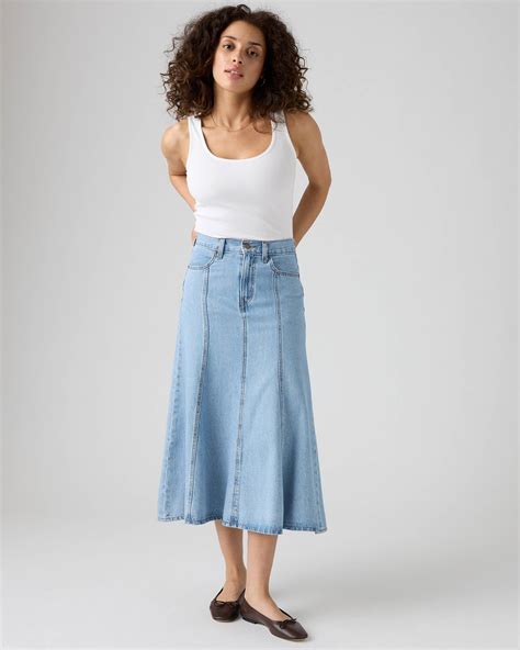 Fit And Flare Skirt - Blue | Levi's® DE