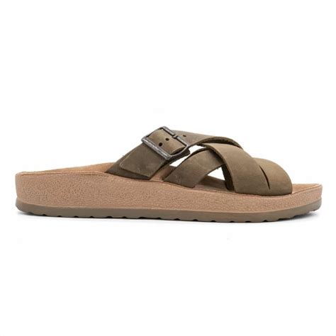 Anatomic Men Leather Sandals Fantasy S002 Hercules, Green