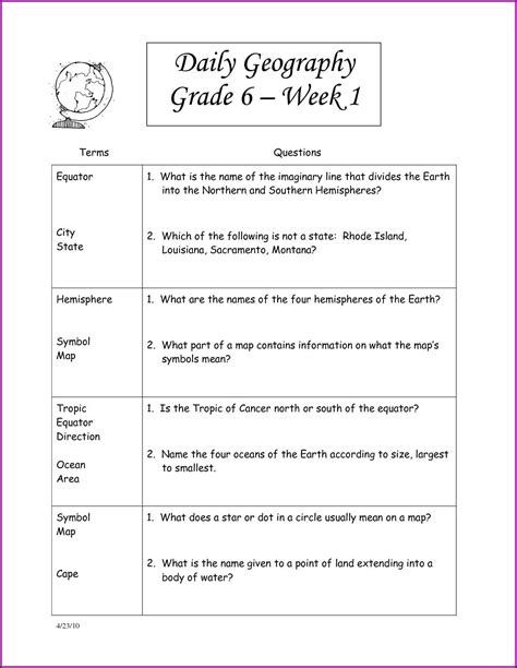 3Rd Grade Social Studies Worksheets - Worksheet Activity Sheets