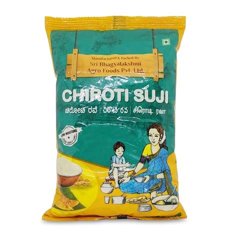 Sri Bhagyalakshmi Chiroti Suji, 500 Gm : Amazon.in: Grocery & Gourmet Foods