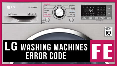 Image result for Pe Error in LG Washing Machine