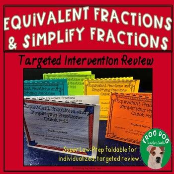 Image result for Equivalent Fractions Foldable