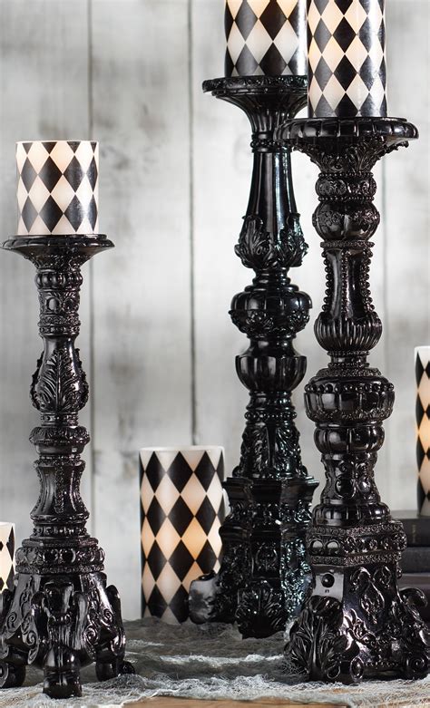 Gothic Candlesticks | Grandin Road | Gothic candle holder, Gothic ...