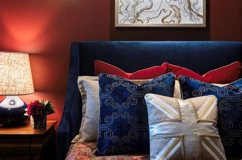blue velvet bedroom ideas