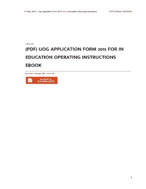 Fillable Online images otto Uog 2018 Application Form Pdf - Fill Online ...