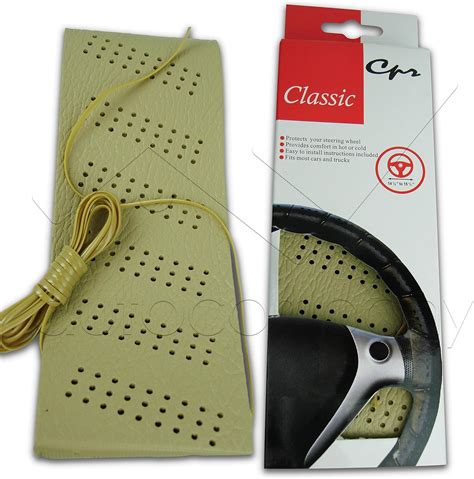 Leather Wrap Around Steering Wheel Cover at Chelsea Fick blog