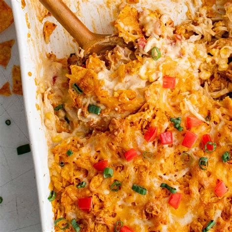 Rotel Chicken Mexican Doritos Casserole