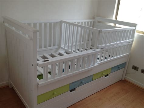 Cuna mellizos o gemelos | Cunas gemelas, Cama cunas para bebes, Muebles ...