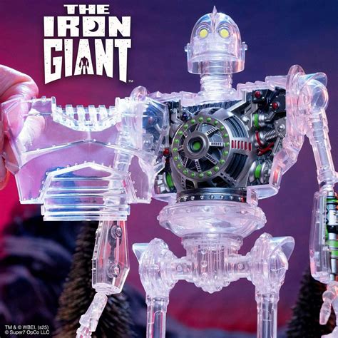 Super7 Unveils Exclusive Translucent Super Cyborg Iron Giant Figure