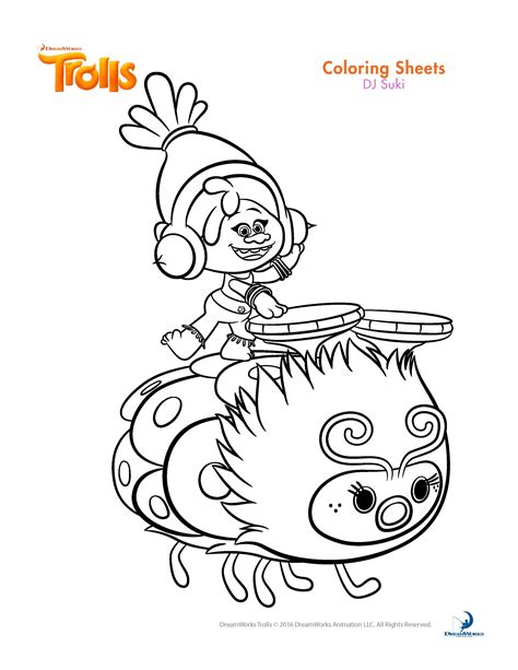 Trolls Movie Coloring Pages - Best Coloring Pages For Kids