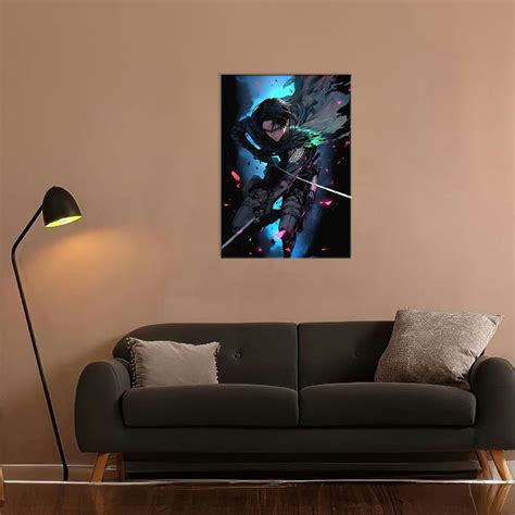 High-Quality Metal Posters - Anime Dark Swordsman | Vibrant Colors ...