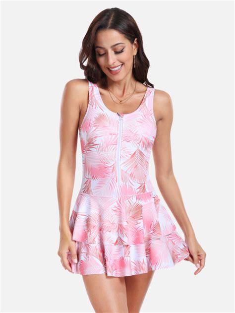 One-Piece Skirted Swimsuits for Women – Uniquebella